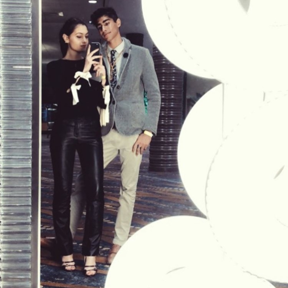 Real leather pants